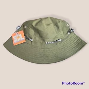 Green Floppy Bucket Hat